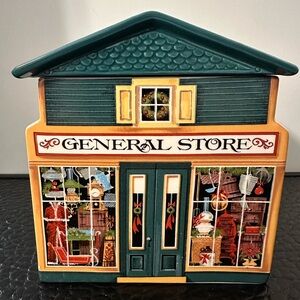 Avon Ceramic Cookie Jar General Store
McConnell's Corners Christmas 1982.